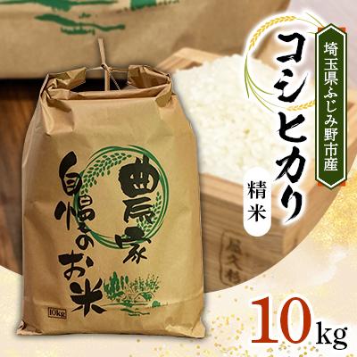 ふるさと納税 ふじみ野市 【新米】コシヒカリ 10kg 精米【埼玉県ふじみ野市産】