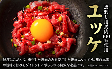 本場 熊本特産 馬刺し 4種の食べ比べ 道の駅竜北  熊本県 氷川町 肉 馬肉 国産 赤身 上赤身 ユッケ 国産ユッケ 馬肉 赤身 ふじ馬刺し セット 食べ比べ 