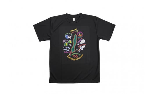 種子島Tシャツ(1着)ブラック【サイズ:100】