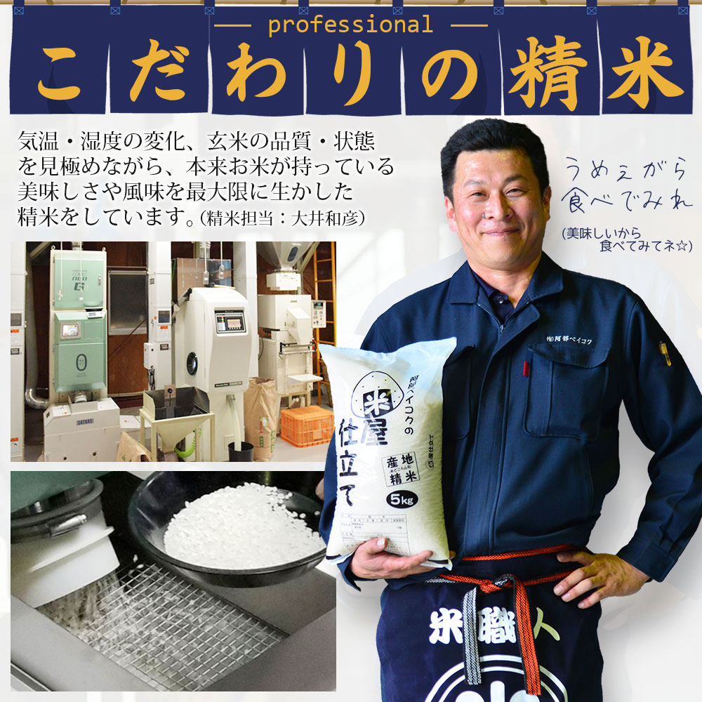 【令和7年産】【3ヶ月定期便】つや姫 無洗米 10kg (5kg×2袋) ×3回　(計30kg)  山形県庄内産　有限会社 阿部ベイコク