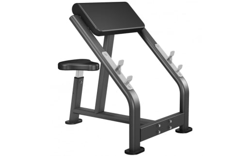 【本体：ダークグレー×パッド：ブラック】EAGLE G257 シーテッドプリチャーカール ｜トレーニング フィットネス 器具 筋トレ スポーツ 運動 ダイエット ※北海道・沖縄・離島への配送不可