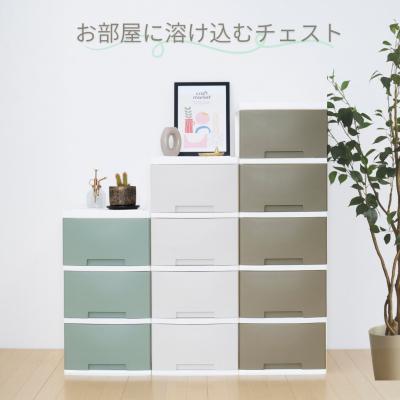 ふるさと納税 三条市 NEWLIFE スリム3段 オパールピーチ 収納ケース 衣装ケース 【010S610】 |  | 03