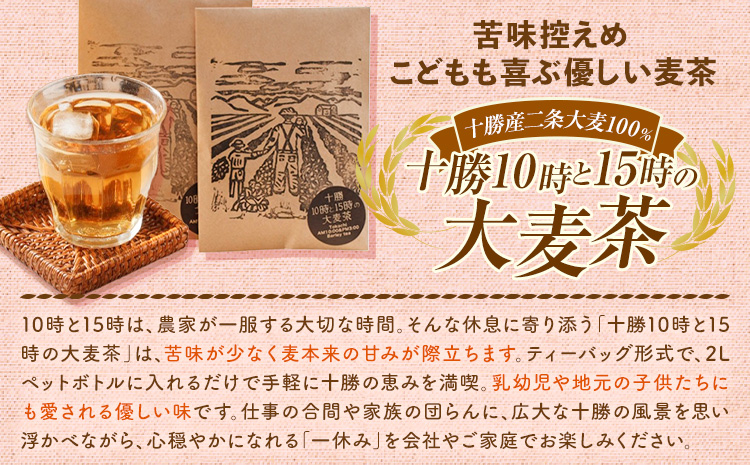 【12回定期便】二条大麦100％「十勝10時と15時の大麦茶」7包×7袋×12回 EBF Toyokoro《お申込み翌月から出荷》北海道 豊頃町 麦茶 大麦 お茶 子供 すっきり---toyokoro
