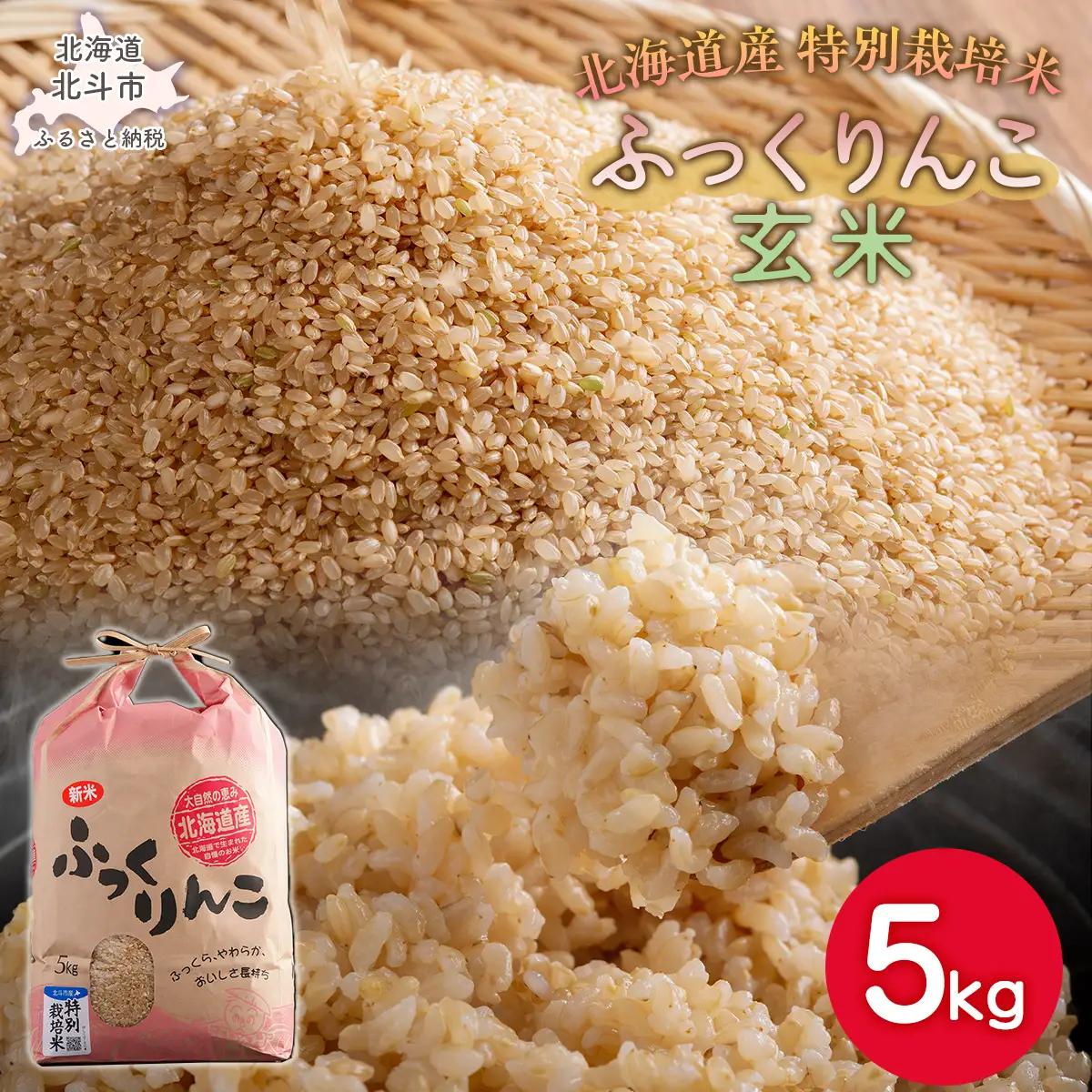 【先行予約】【令和8年産米】ふっくりんこ5kg（玄米） HOKY005