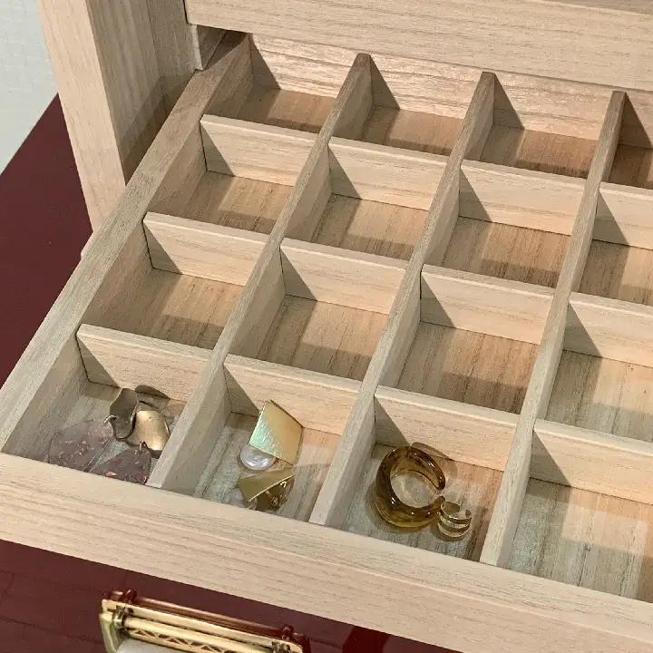 二本松伝統家具 桐モダン手許箪笥 アクセサリーケース【田中家具】