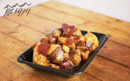 【全3回定期便】たれ漬け中落ちカルビ　1kg(200gx5)＜なかがわ市場 うしじま＞那珂川市[GAR050]