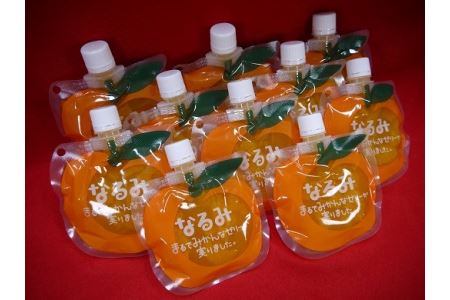 【贅沢みかんゼリーなるみ10個　家庭用化粧箱なし】