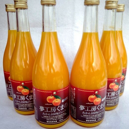 【ふるさと納税】 みかんジュース 糖度12度以上【マルチ栽培みかんストレートジュース12本】720ml×12本 段ボール箱