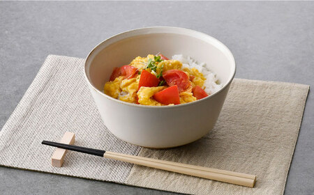 【波佐見焼】kadテラ 丼 2個セット アイボリー・サンド【NISHIYAMAJAPAN】[CB133]