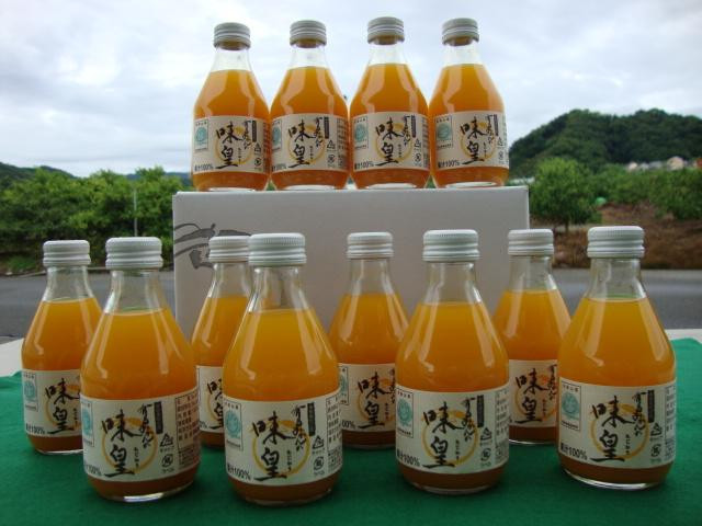 
有田みかんの味皇１８０ｍｌ×１２本【北海道、沖縄、離島への配送不可】
