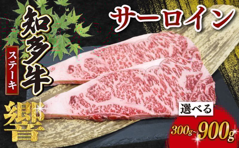 
            容量選べる 知多牛 サーロインステーキ 300g～900g 冷凍 知多牛響 ステーキ 小分け パック 約1kg サーロイン 肉 牛肉  ふるさと納税ステーキ ステーキ肉 サーロインステーキ 国産牛肉 国産牛 牛肉 小分けで便利 お手軽 ご褒美 冷凍牛肉 お肉 ステーキ お米 に合う こめ に合う コメ と合う 有限会社寿屋精肉店 お肉 国産ステーキ 人気 おすすめ 愛知県 南知多町 
          
