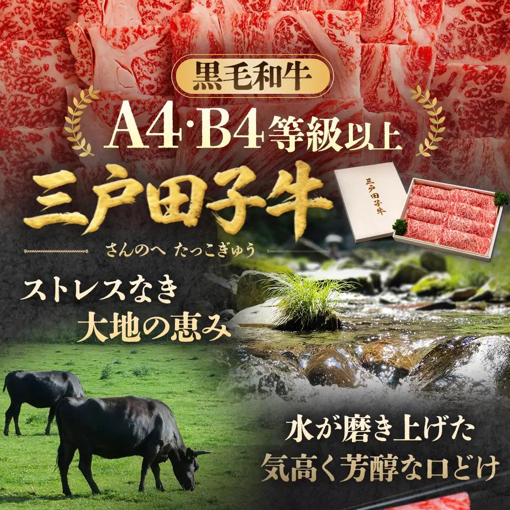 国産和牛 モモ スライス 380g 黒毛和牛 「三戸・田子牛」