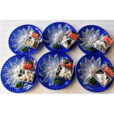 ふるさと納税 宇部市 【冷蔵】とらふぐ刺身 1人前 6皿 |  | 01