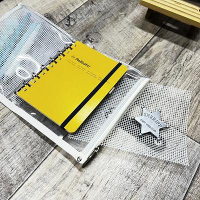 ふるさと納税 岡崎市 表紙がポーチになったM6ワイドサイズクリア手帳　推し活にも最高【SPEECHBALLOON】ホワイト |  | 02