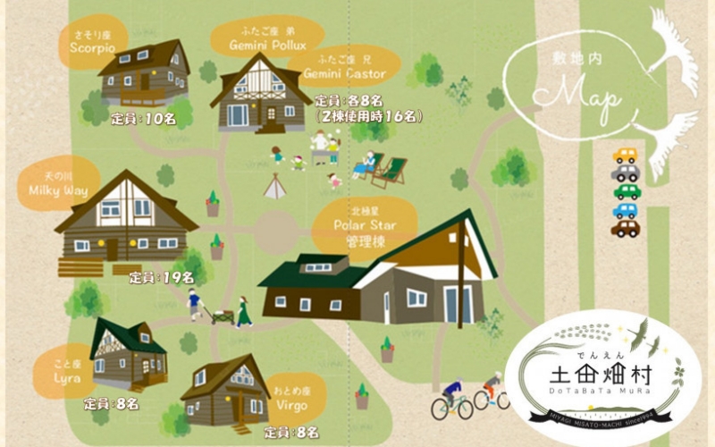 【宮城県美里町】でんえん土田畑村 宿泊補助券 15,000円分（3,000円×5枚） / 宿泊 コテージ 旅行 グランピング