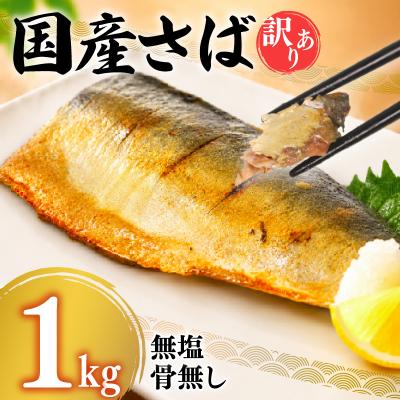 ふるさと納税 下関市 【7営業日以内発送】訳あり さばフィーレ 無塩 骨取り 1kg NV004