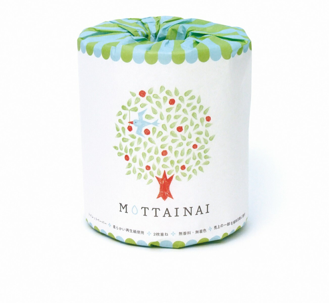 【ふるさと納税】 トイレットペーパー MOTTAINAI 100個入 ダブル 無地 国産 生活雑貨 日用品 防災 備蓄 静岡県 富士市 [sf001-077]