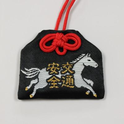 ふるさと納税 平取町 【義経神社】交通安全御守(黒吸盤式)