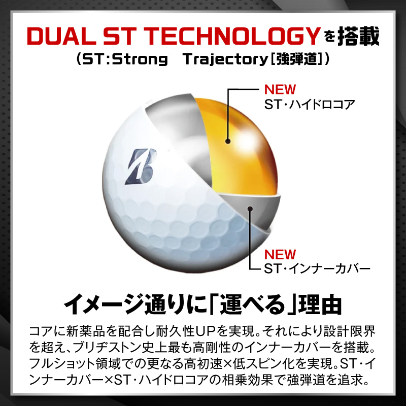 【2026年モデル】ゴルフボール ブリヂストン TOUR B XS コーポレートカラー（ホワイト） / 13ダース ブリジストン ツアー b x s ツアー ビー エックス エス
