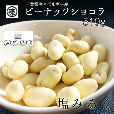 
ピーナッツショコラ 塩みるく 510g(170g×3)千葉県産落花生&ベルギー産クーベルチュール使用【1366357】
