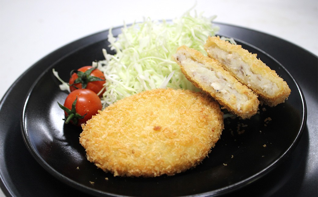 武藤牧場直売店山嘉バラエティセット（ハンバーグ 約120g×4個／コロッケ×4個／メンチカツ×4個）合計8個【冷凍】