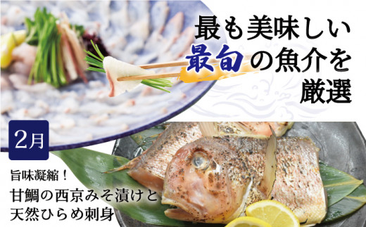 【6回定期便】平戸逸品四季の彩り海物語【平戸さくら水産】[KAA218]