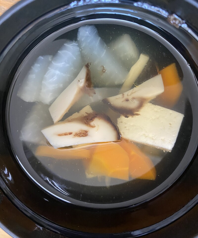 松茸スライスお吸い物