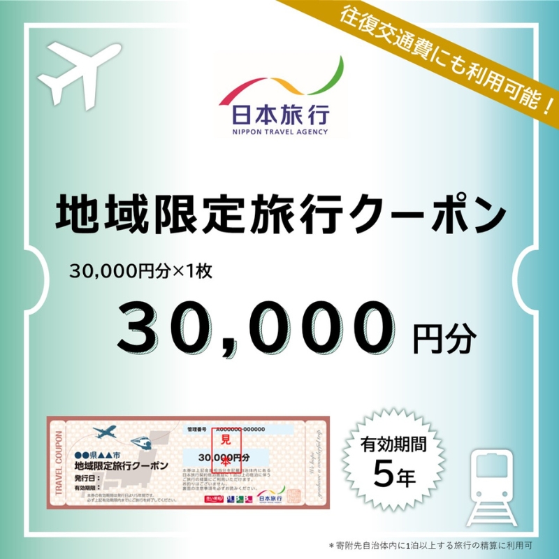 三重県伊賀市　日本旅行　地域限定旅行クーポン30,000円分【nhrk0001】