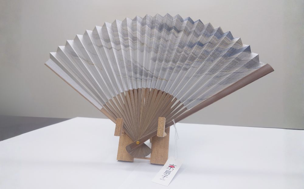 【伏見上野旭昇堂】漆喰京扇子(飛翔)｜京都 扇子 京扇子 人気［ 京都 扇子 和装 和風 工芸 人気 おすすめ ギフト プレゼント 贈答 お取り寄せ 通販 送料無料 ふるさと納税 ］