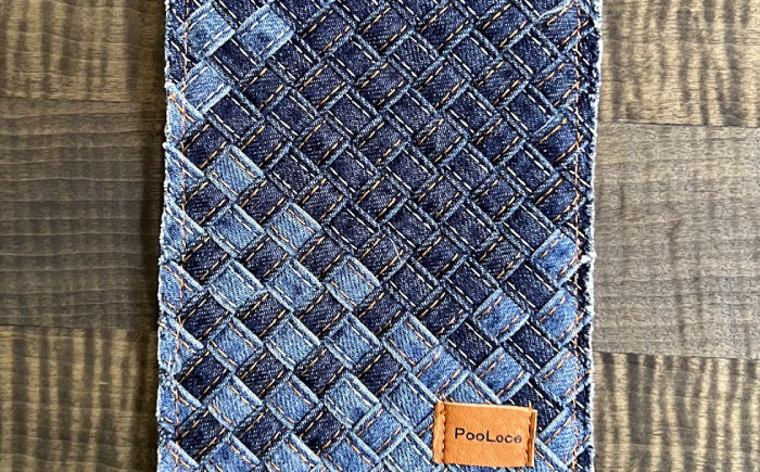 カードケース デニム加工職人の手仕事から生まれた『デニムループ カードケース』　デニム 雑貨 名刺入れ 名刺ケース ケース 広島県福山市/株式会社四川 [BADK017]