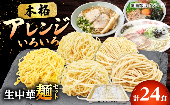 生中華麺5種類セット 生麺 ラーメン セット 愛西市 / （株）ダイイチ食品[AEDU001]