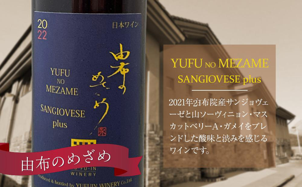由布のめざめ 2022 赤ワイン 750ml×1本・狭霧ルージュ 2018 赤ワイン 720ml×1本＜由布院ワイナリー＞