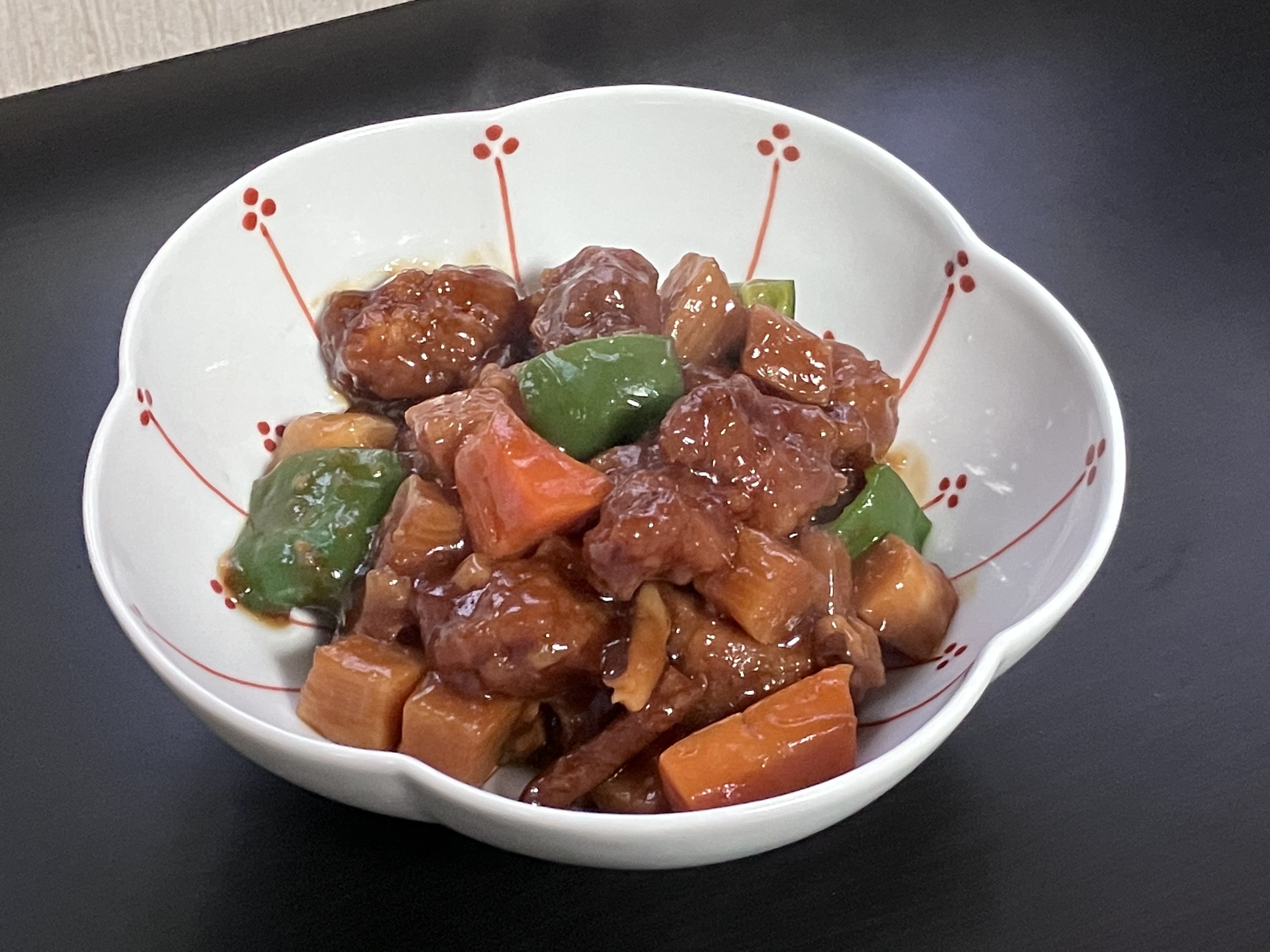 伊万里焼 小花十草（赤）桜鉢（小） H1068_イメージ4