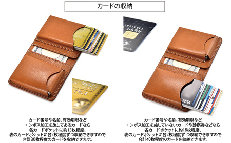 VanNuys カードが30枚～40枚程度入る小さい財布 本革 牛革 シュリンクレザー カードケース 大容量 名刺入れ バンナイズ ファッション ファッション小物  ビンテージブラック