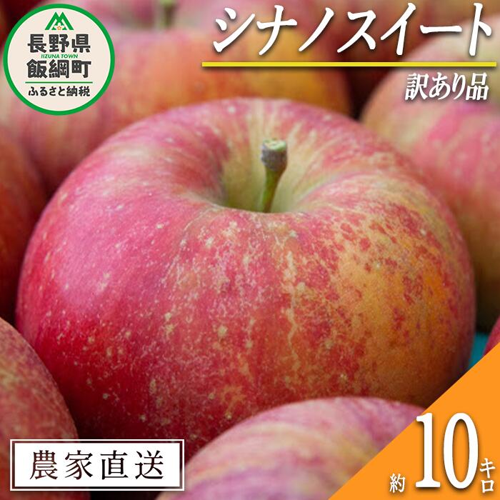 【ふるさと納税】 りんご シナノスイート 訳あり 10kg 松橋りんご園 令和7年度収穫分 長野県 飯綱町 〔 傷 不揃い わけあり 信州 果物 フルーツ リンゴ 林檎 長野 20000円 予約 農家直送 〕発送時期：2025年10月上旬〜2025年11月上旬 {*}