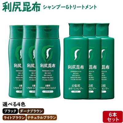 ふるさと納税 糸島市 [色が選べる!6本セット]利尻カラーシャンプー+利尻ヘアカラートリートメント [AZA037] | 