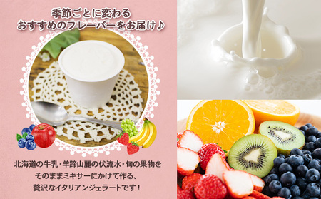 北海道 Ruhiel 完熟フルーツジェラート 120ml 16個セット アイス 詰め合わせフルーツ 果物 牛乳 自家製 スイーツ ジェラート パーティー お取り寄せ ギフト デザート ルヒエル 倶知安