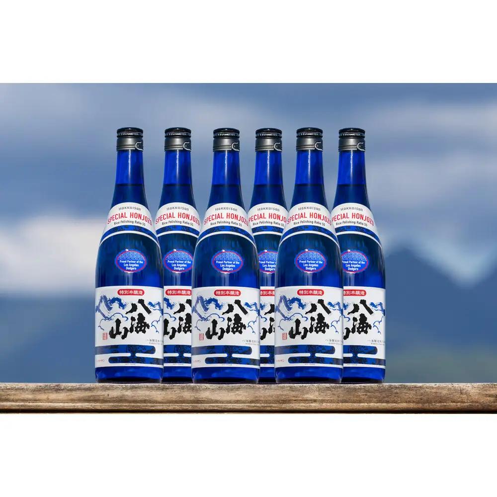 ドジャース公式日本酒 「特別本醸造 八海山」 ブルーボトル 720ml×6本  | ドジャース