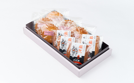 フィナンシェ5個・マドレーヌ5個［菓子舗 木村屋］西馬音内【 詰合せ 詰め合わせ セット お菓子 洋菓子 ケーキ スイーツ バター くるみ 銘菓 老舗 秋田 羽後 】