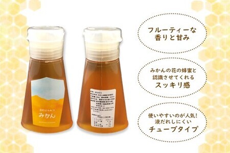 【12か月定期便】みよしの蜂蜜(みかん)220g×1本【はちみつ みかん 国産 ミツバチ 甘み スッキリ フルーティー トロトロ】J01-F063304