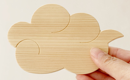 B25-007 MOKU MOKU 雲のコースター5枚セット