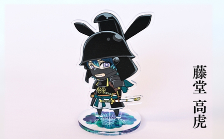 【アクリルスタンド】東軍の英傑たち（家康（しかみ像）　直政　忠勝　高虎） 豆本おまけ付