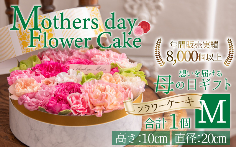 
            【季節限定商品】【先行予約】フラワーケーキM Mothers day Flower Gift 花ギフト 生花 ＜想いを届ける母の日ギフト＞ ※2025年5月6日～9日の間にお届け
          