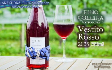 赤ワイン　Vestito Rosso　2024　750ml×1本　株式会社エルサン　国産 日本ワイン