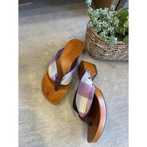 下駄　hitete4.5　KT-43　月白／紫・紫（ぬくもり工房）　SSサイズ