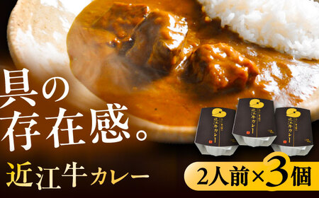 -あふひ 贅の極み- 近江牛カレー レトルト 2人前×3個セット ビーフカレー レトルトカレー 保存食 恵那市 / テンポイント [AUEU020]