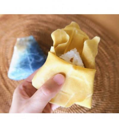 ふるさと納税 福崎町 藍染草木染めエコラップ S,M,L3枚組(A藍染セット) |  | 02