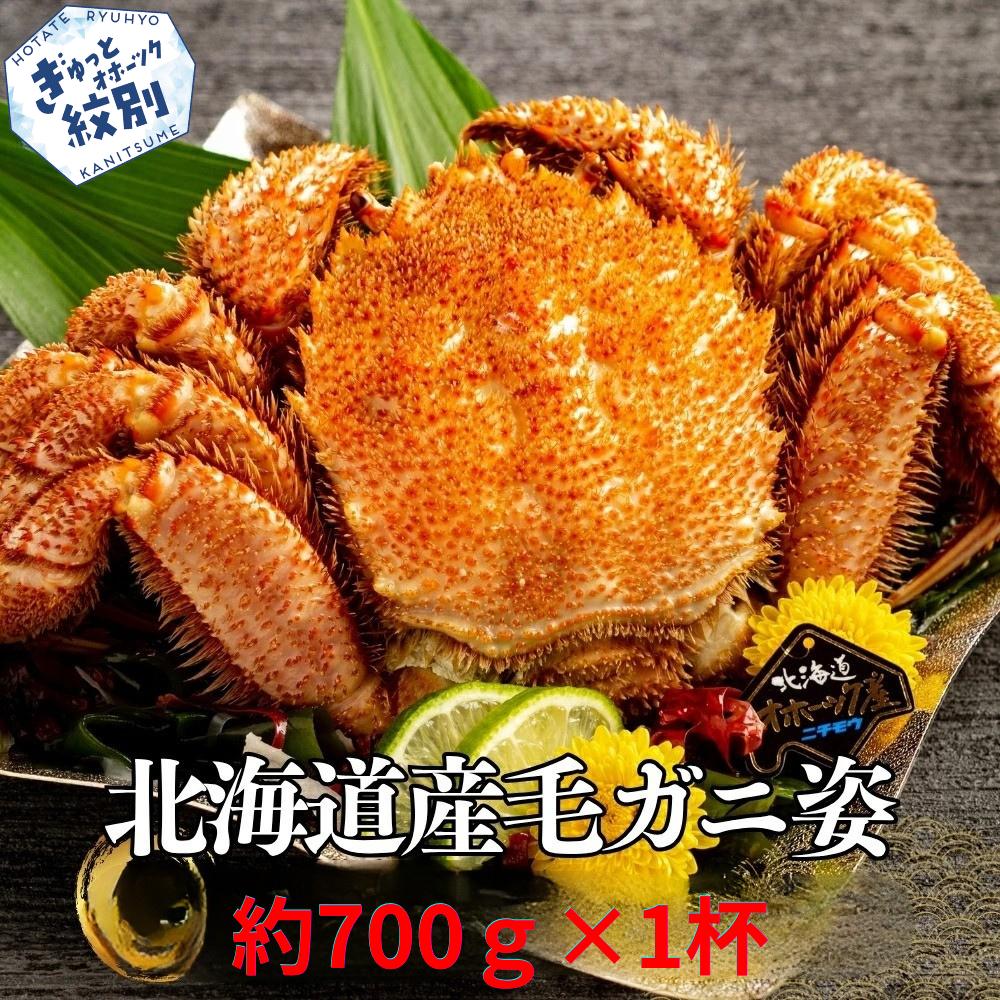 16-191 北海道産毛ガニ　約500～650g×1杯