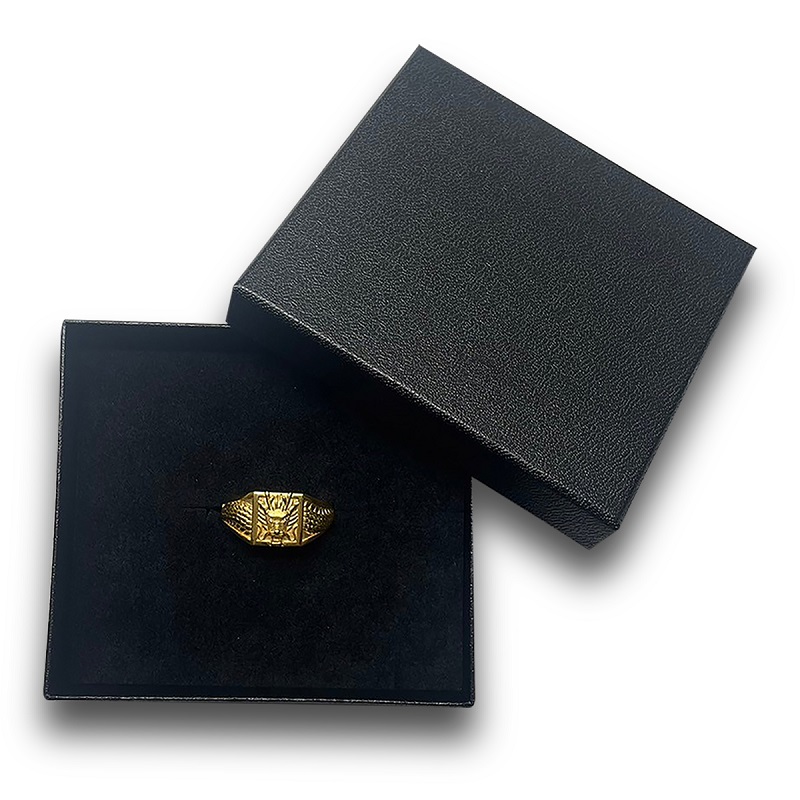 〈 甲府ジュエリー 〉K24 竜印台風ダイヤリング（15047327）