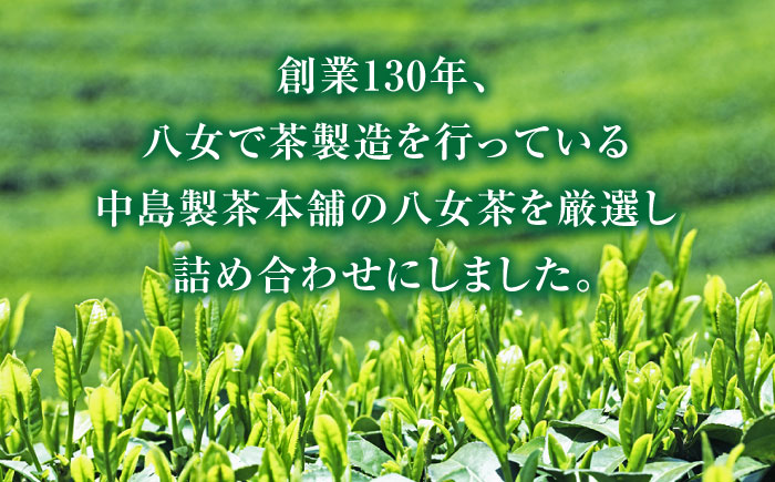 福岡銘茶八女茶 特選セット5種 合計550g 老舗製茶店の逸品＜株式会社マル五＞那珂川市 飲料 お茶 茶 [GDW030]